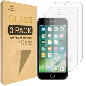 [3-PACK] - Mr.Shield Designed For iPhone 8 Plus [Tempered Glass] Screen - Picture 1 of 6
