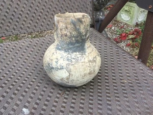 Extremely Rare Ancient Native American Anasazi Decorated Handled Pottery  Jug  - Picture 1 of 7