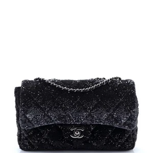 Chanel CC Flap Bag Quilted Ombre Sequins Medium - Picture 1 of 6