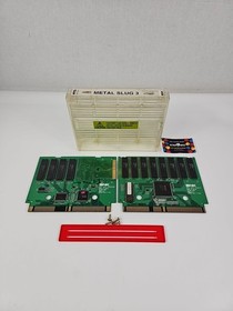 Metal Slug 3 SNK Neo Geo MVS Arcade Cartridge Tested (SMALL CRACK IN SHELL)