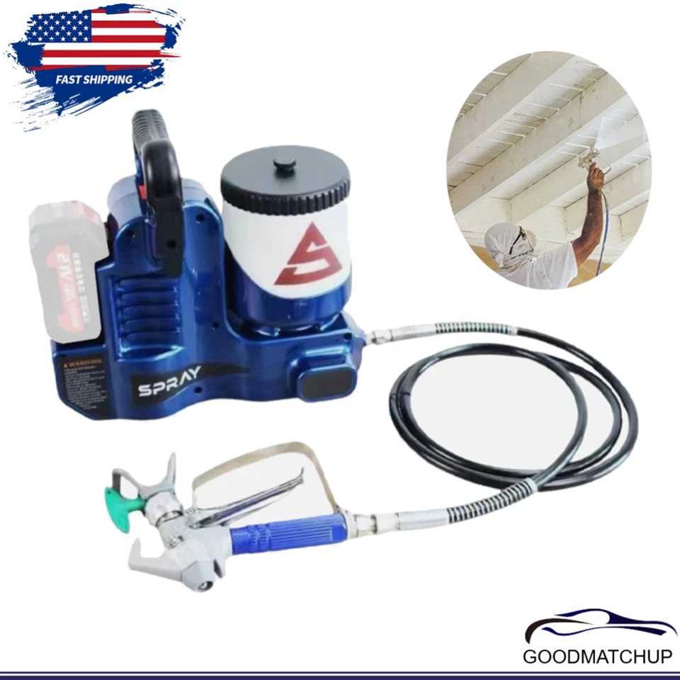 Barnices para pinturas de pared 18~21VBatteJQ para pulverizador de pintura sin aire Makita Foto 1 de 4