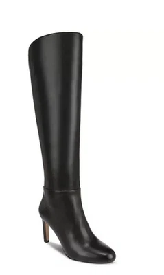 Sam Edelman Shauna Botas de Vestir Altas Cuero Negro 6M Foto 1 de 4