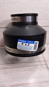 Reduzierkupplung, verbindet 4" Rohr mit 2" Fernco P1056-42 flexibel PVC - Bild 1 von 6