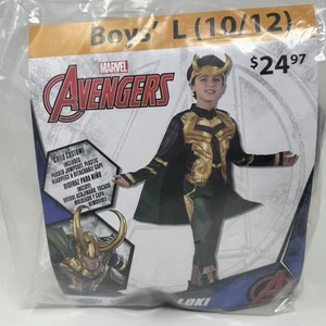 Marvel Avengers Loki Padded Jumpsuit Muscle Costume Jazwares Boys Size L (10/12) - Picture 1 of 6