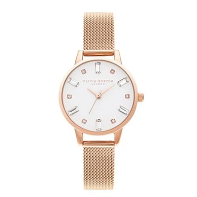 Reloj de malla OLIVIA BURTON para mujer con joyas de oro rosa OB16BJ02 Foto 1 de 4