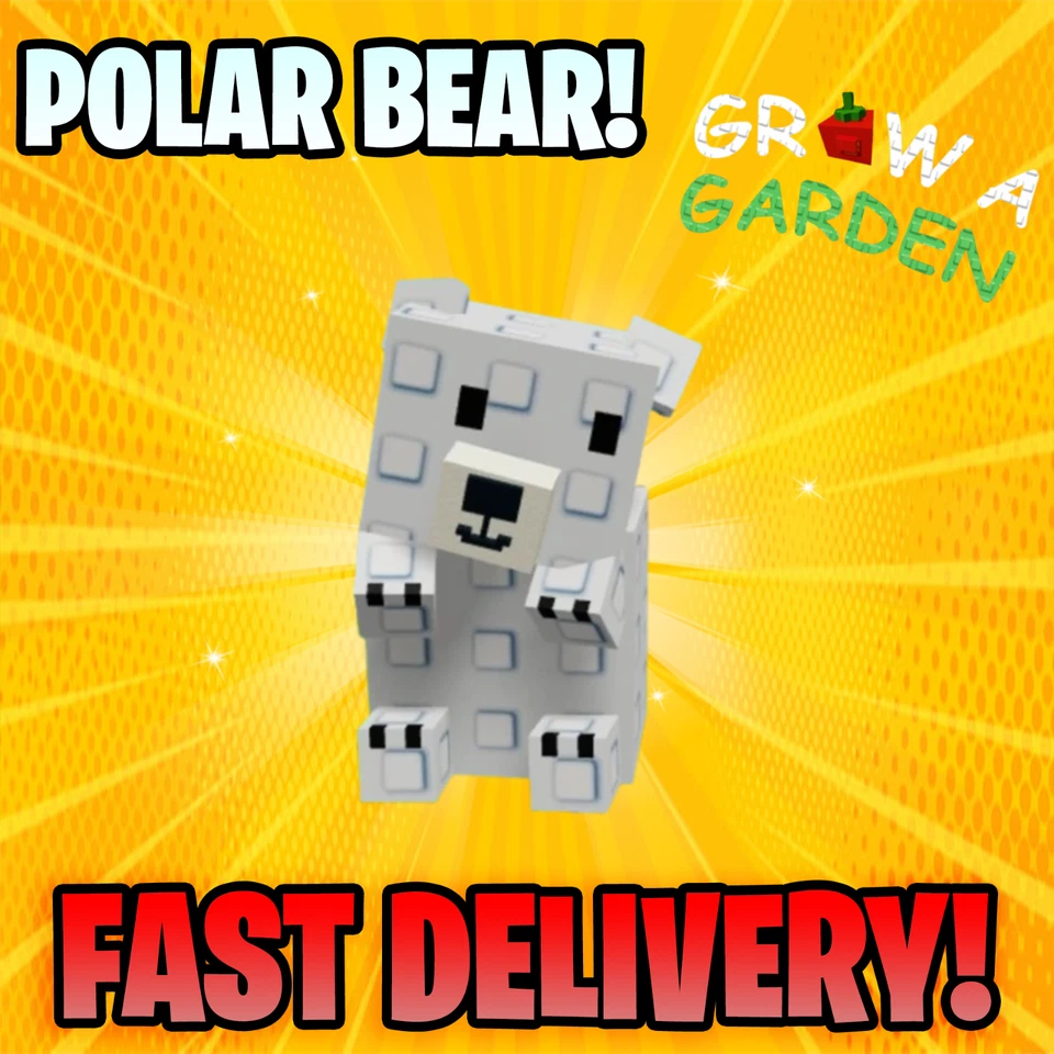 POLAR BEAR | CHEAPEST |🪴Grow a Garden ‼️FAST & EASY DELIVERY‼️