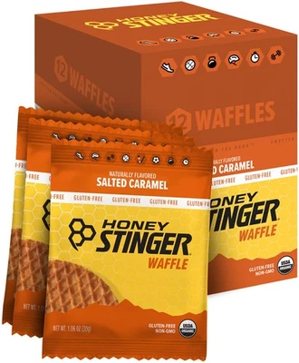 Gofres orgánicos de caramelo salado sin gluten Honey Stinger - orgánicos certificados, Foto 1 de 2