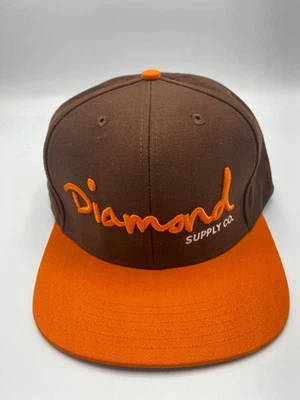 Gorra Diamond Supply Co Logo Marrón Gráfico Ajustable Snapback Talla Única Foto 1 de 4