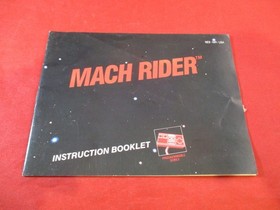 Mach Rider Nintendo NES Instruction Manual Booklet ONLY #D