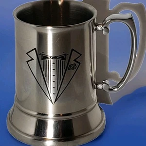 Groomsman Viski Edelstahl Bier Stein Becher 16 Unzen Neu - Bild 1 von 4