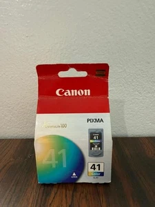 Brand New Genuine Canon CL-41 Tri-Color Ink Cartridge – Sealed - Zdjęcie 1 z 4