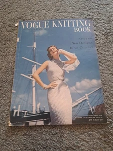 Vintage Spring Summer 1955 Vogue Knitting Book Magazine Patterns - Imagen 1 de 7