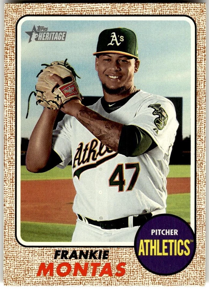 2017 Topps Heritage #545 Frankie Montas - Image 1 of 2