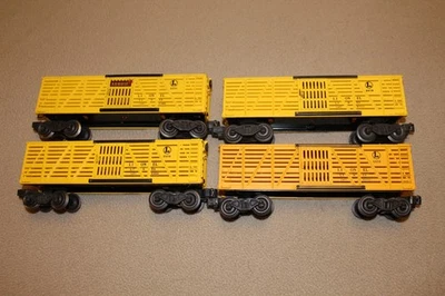 All 4 1949-55 LIONEL 6656, Stock cars, inc scarce Armour car. Used. VG. No boxes - Image 1 of 4
