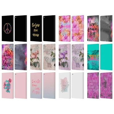 OFFICIAL LEBENSART CONTEXTS LEATHER BOOK WALLET CASE COVER FOR AMAZON FIRE - Image 1 of 4