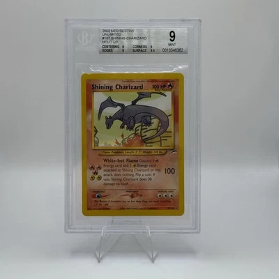 2002 Pokemon Neo Destiny Unlimited Shining Charizard #107 BGS 9 - Image 1 of 2