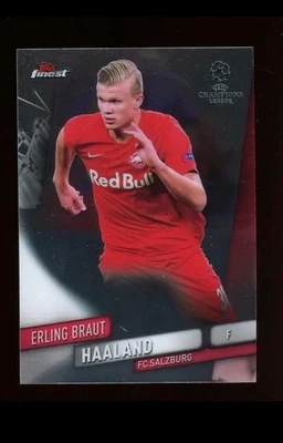 2019-20 Topps Finest UCL - Erling Haaland #91 (RC) RB Salzburg - Image 1 of 2