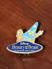 DVC Beauty and the Beast Diamond Edition Cogsworth and Lumiere Disney Pin 80473