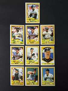 Pittsburgh Pirates - Baseball Sticker - Panini 1989 - Lot of 10 - Picture 1 of 4
