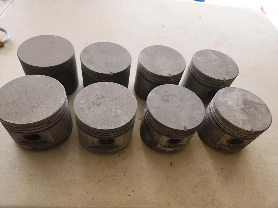 1955 1956 1957 Ford Thunderbird Original 292 Piston Set - Image 1 of 2