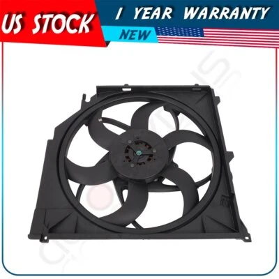 Conjunto de ventilador de radiador eléctrico para BMW X3 2004 2005 2006 2007 2008 2009 2010 Foto 1 de 4