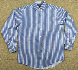 Brooks Brothers Woven In Italy Vtg Men's Striped Dress Shirt Made In USA Size S - Picture 1 of 11