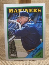 1988 Topps Dick Williams Baseball Card #104 Mariners FREE S&H A2