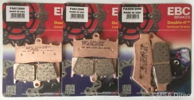 Pastillas de freno de disco delanteras y traseras sinterizadas EBC para BMW K1600 (2011 a 2025) Foto 1 de 4