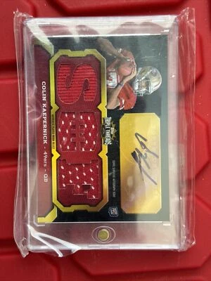 2011 Tops Triple Threads Autographed Colin Kaepernick Rookie Card 07 Of 10 - Image 1 of 2