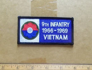 US Army - 9th Infantry Division 1966 - 1969 Vietnam Embroidered Patch - Picture 1 of 4