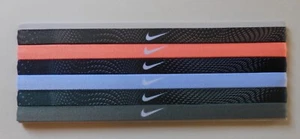 Nike Printed Headbands Assorted 6PK Stratus Adult Unisex - Picture 1 of 3