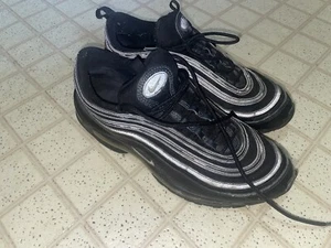 Nike Air Max 97 Schwarz Frottee Turnschuhe (921826-015) Herren Schuhe Größe 11,5 - Bild 1 von 9