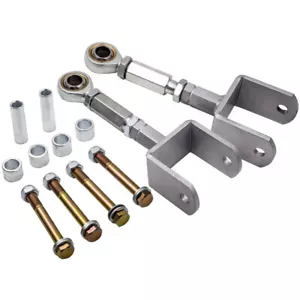 2 Pcs Rear Upper Adjustable Control Arms w/ Bushings for Ford Mustang 1979-2004 - Picture 1 of 12