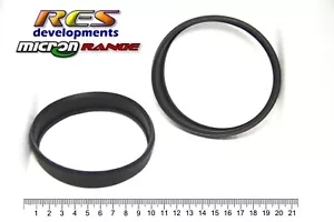 TANICA/MARMITTA SCARICO MOTO MICRON DIAMETRO 100 MM, GUARNIZIONI GOMMA - Foto 1 di 6
