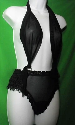 HANKY PANKY 5Z8494 ZIEGFELD FOLLIES PENNY SHIMMY & SHAKE PLAYSUIT/BODYSUIT M - Image 1 of 2