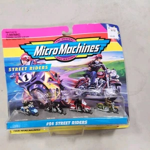 NEW Sealed Micro Machines #25 Set 4 Street Riders Bikes Motorcycles Galoob A16 - Picture 1 of 2