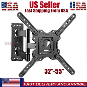 LONG ARM FULL MOTION TV WALL MOUNT BRACKET LCD LED TV 32 36 37 40 42 46 47 50 55 - Picture 1 of 8