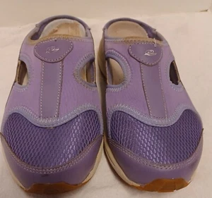 Women's purple ES closed toe mule size US 7WW - Picture 1 of 5