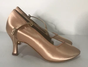 DanceLife (DS56) Ballsaal Tanzschuhe - Fleisch Größe UK 5 USA 7,5 - Bild 1 von 8