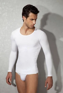 DOREANSE Herren Premium Basic T-Shirt Langarm Langlebig 2955 -2 Farben - Bild 1 von 4