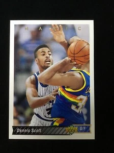 1992-93 Upper Deck #141. Dennis Scott NBA Orlando Magic Basketball Card  - Picture 1 of 2