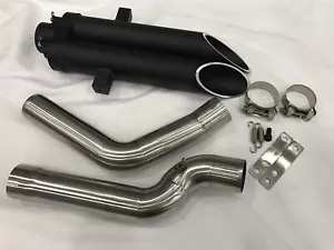 For Honda CBR1000RR 2004-2007 Motorcycle Slip On Exhaust Mid Link Pipe + Muffler - Picture 1 of 9