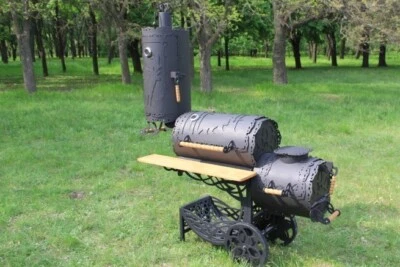 Räucherofen Sherwood 186kg – Heiß-/Kalträuchern & Grill – 6mm Stahl Profi-Smoker - Bild 1 von 4