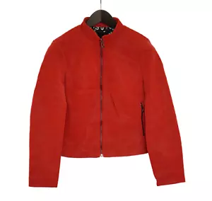 Mujer Desigual Chaqueta Rojo Estilo Motero Talla M IT42 F38 US8 GB10 VAP132 - Imagen 1 de 9