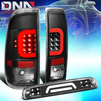 APTO 08-16 FORD SUPER DUTY ROJO LED BARRA C COLA + TERCER FRENO 3D/LUZ DE CARGA NEGRO Foto 1 de 4