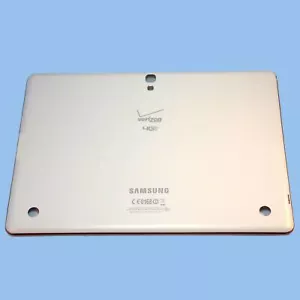 Samsung Galaxy SM-T807V T807A T807T 10.5" Tab S OEM White Back Cover with Frame - Picture 1 of 2