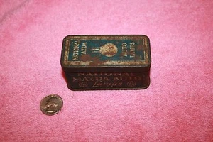 Lámparas automáticas vintage GE National Mazda estaño con lámparas en el interior - Imagen 1 de 3