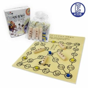Traditional Korea Board Game Yut Nori, Yunnori, Yoot Game Set Play-Set Folk Play - Picture 1 of 5