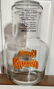 Kahlua Caraffa Parafango Bianco Russo Ricetta Vetro Set - Foto 1 di 10