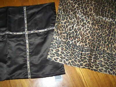 FUNDA DE ALMOHADA Y FUNDA DE ALMOHADA ESTÁNDAR CROSCILL SAFARI LEOPARDO GUEPARDO ANIMAL PRINT Foto 1 de 3